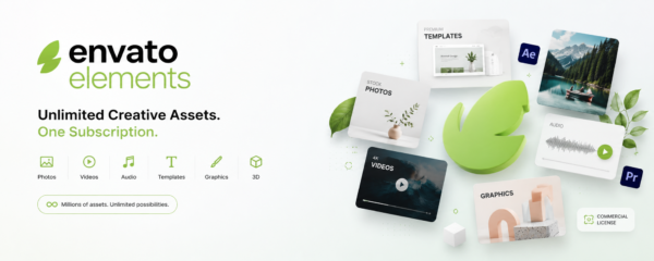 Envato Elements 1 Năm